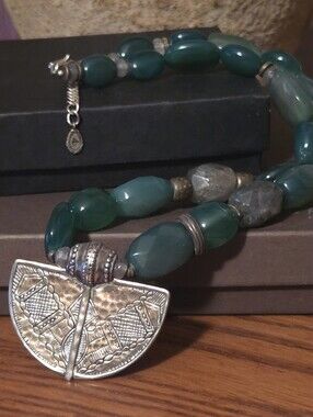 Silpada Sterling Silver & Agate Necklace
